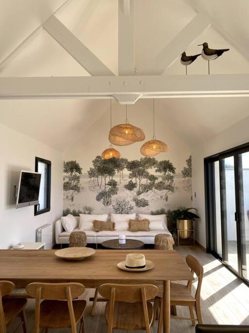La Cabane De La Plage กีเบอรง ภายนอก รูปภาพ